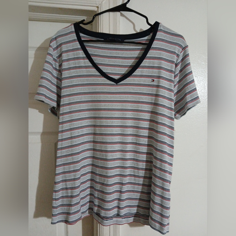 Women v-neck Tommy Hilfiger shirt XXL